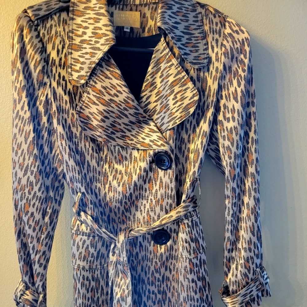 Alberto Makali, Trench Coat, Size 14